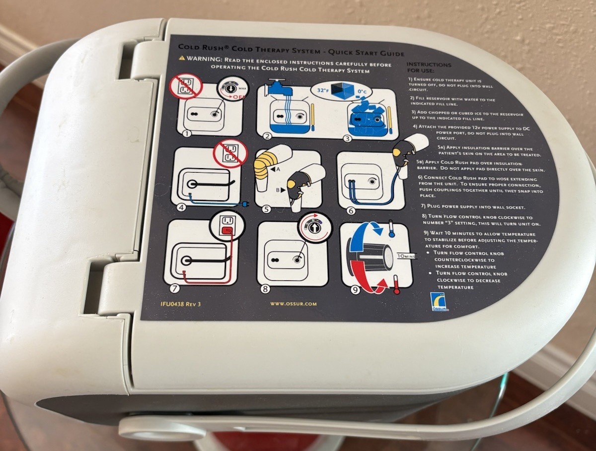 Össur Cold Rush Therapy System w/ Universal FOR PARTS ONLY