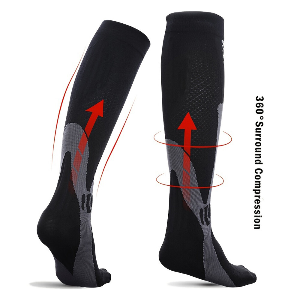 Compression Socks Stocking Knee High Pain Relief Calf Leg Foot Support Men Women
