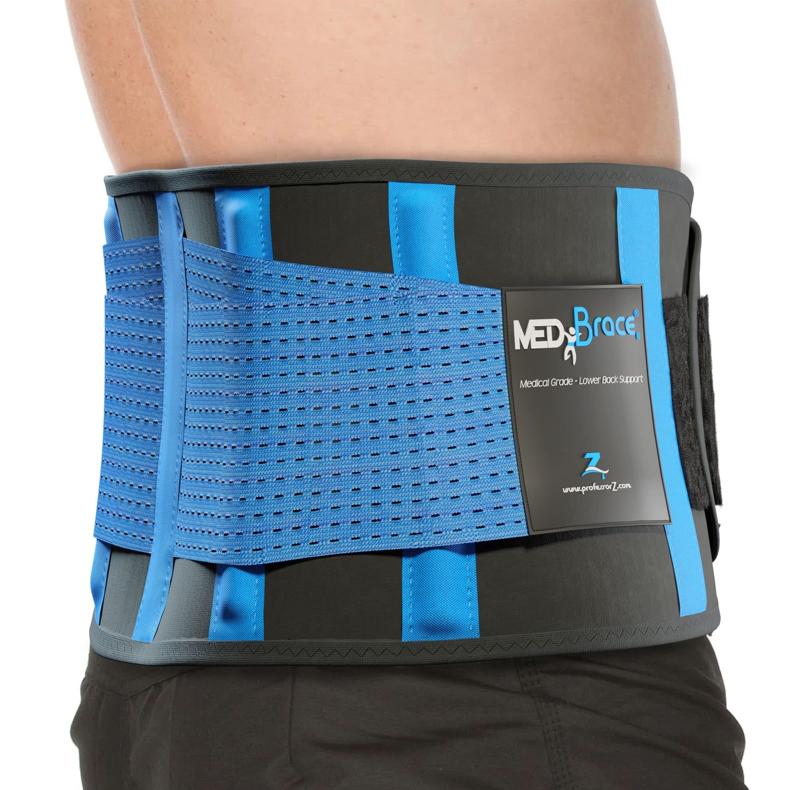 Back Brace Support Belt for Lower Lumbar Pain Relief for Men and Women – Medi…