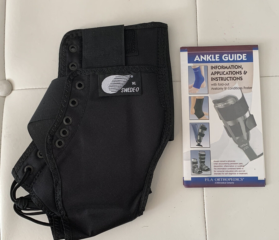 SWEDE-O Inner Lok Ankle Brace X Large Professional Grade No Box
