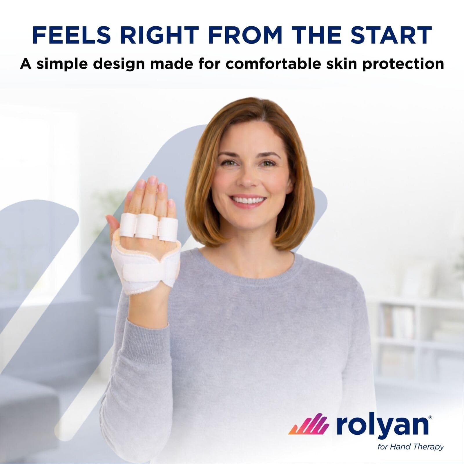 1 PCS Right Hand Palm Protector Soft Padded Guard Washable Finger Spasticity