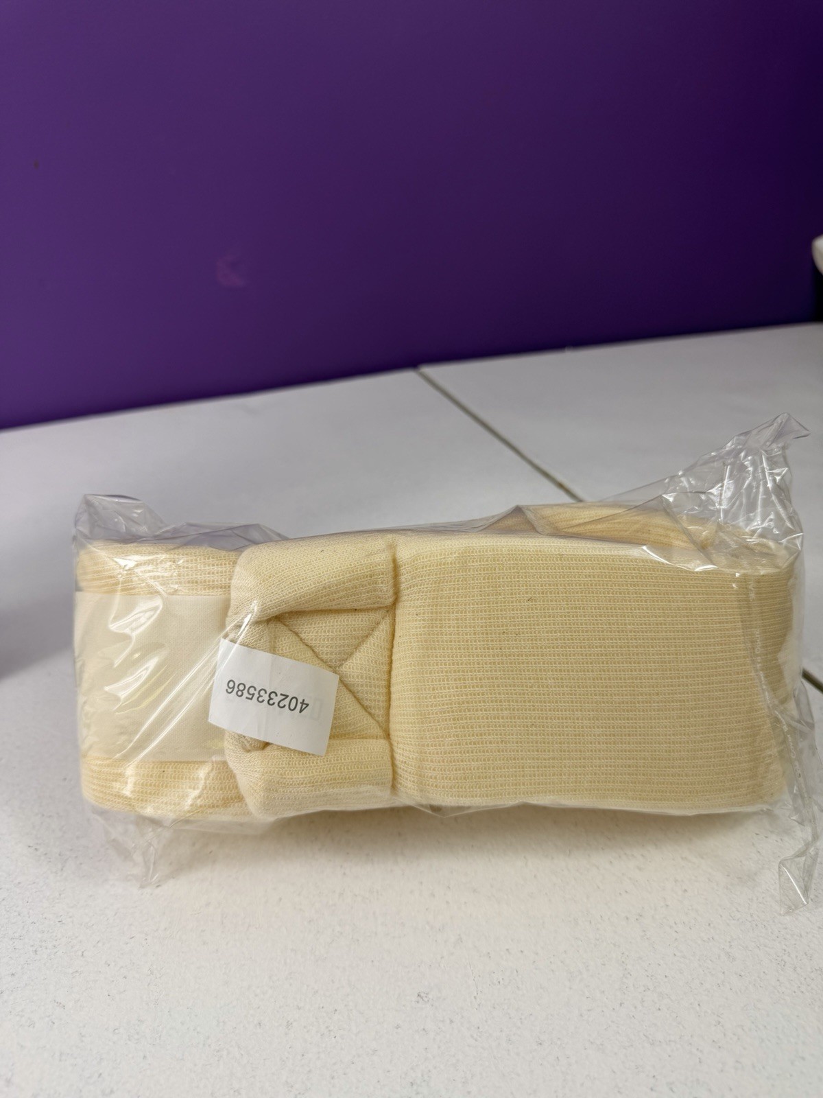 BodyMed Cervical Collar 3in Narrow Beige Foam Stabilization Hook-and-Loop