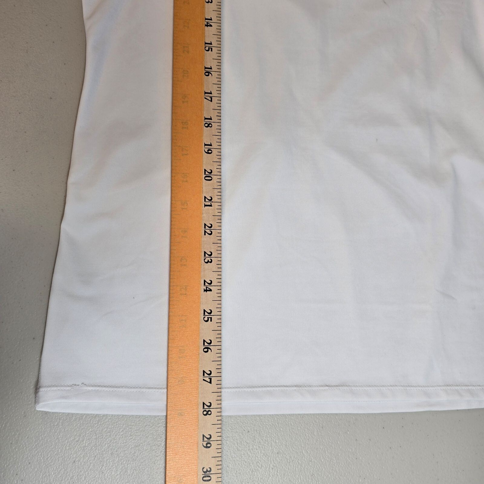 Tommie Copper White Long Sleeve Shoulder Support 2XL Upper Back Pain Brace Shirt