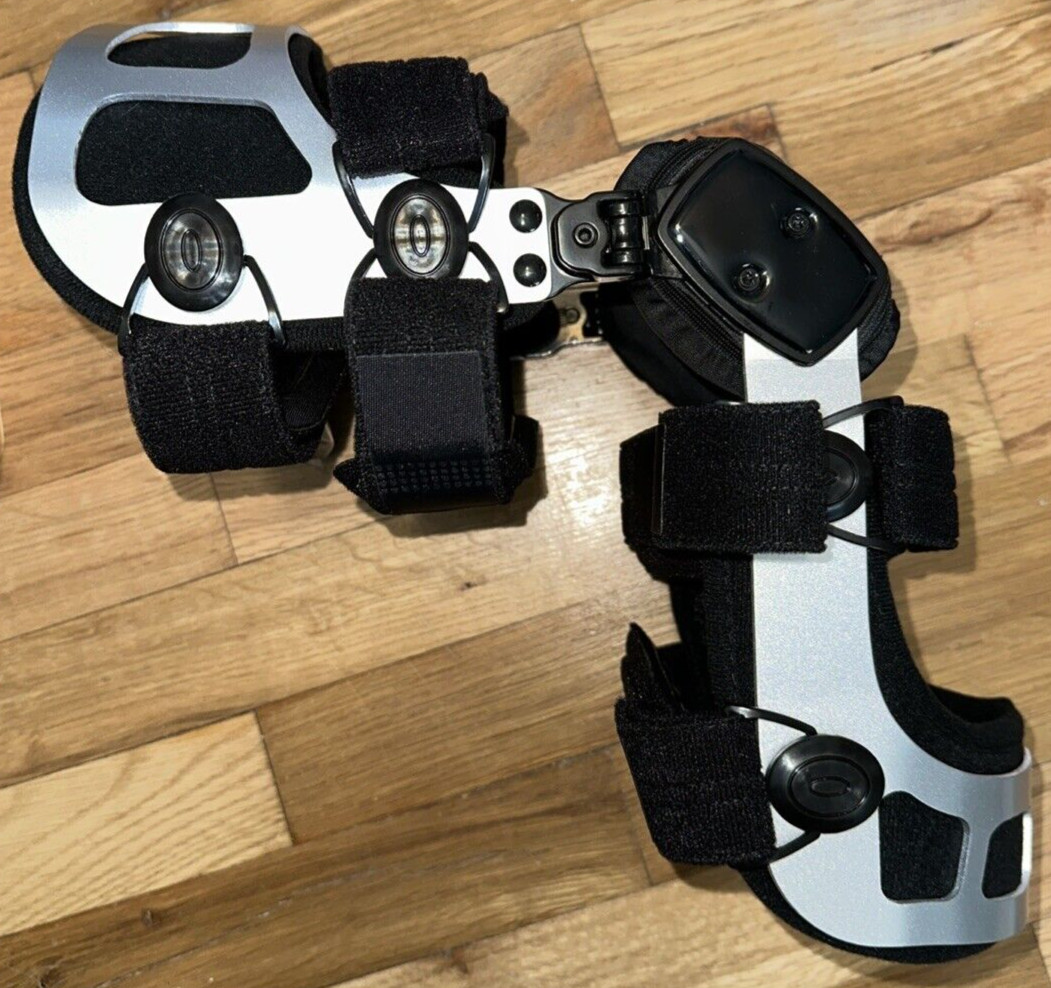 NEW ISO Preferred OA Dual Upright ROM Hinge Knee Brace, Large Right, ISO-KN222R