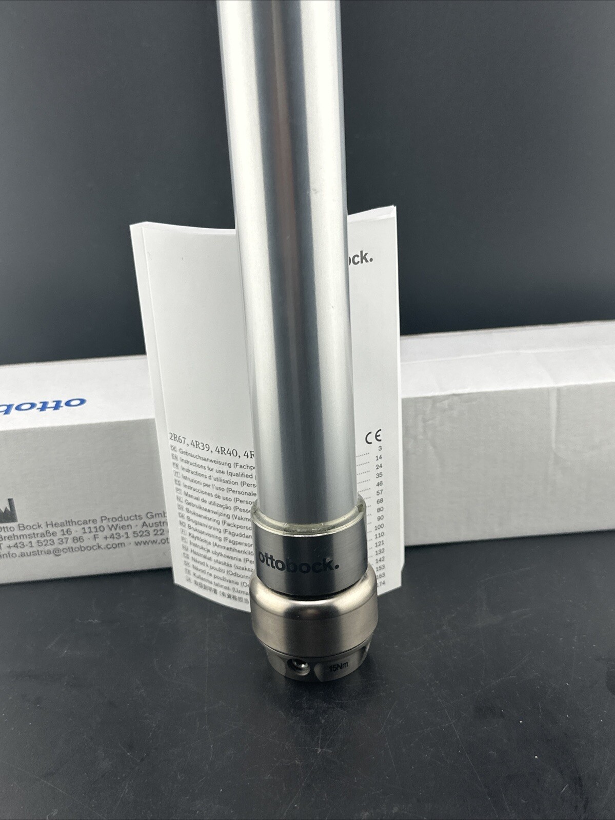 OTTOBOCK Otto Bock 2R67 Tube Adapter With Torsion Unit. Prosthetic Pylon