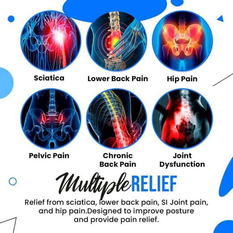Lumbowrap The Plus Size Hip & Lower Back Wrap Support (Lower Back Pain Relief)