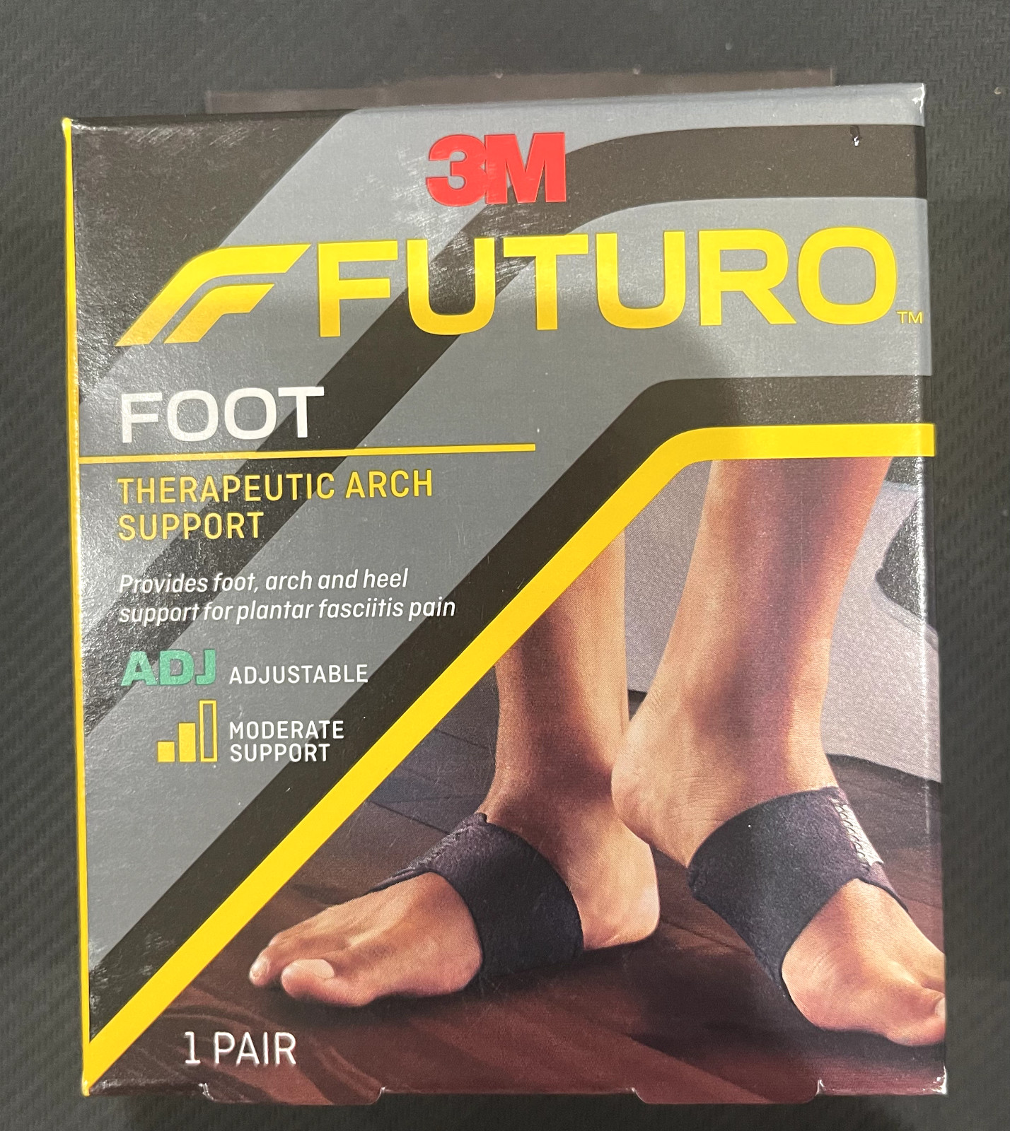 Futuro 3M Foot Therapeutic Arch Support, Adjustable Size 8.5 – 12” Pair NEW!!