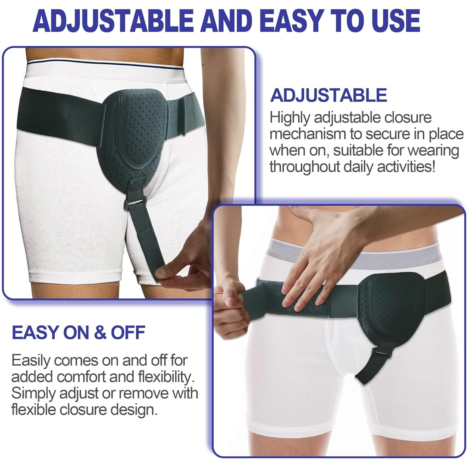 Inguinal Hernia Support Groin Hernia Truss for Support Prior/Post Surgery Belt