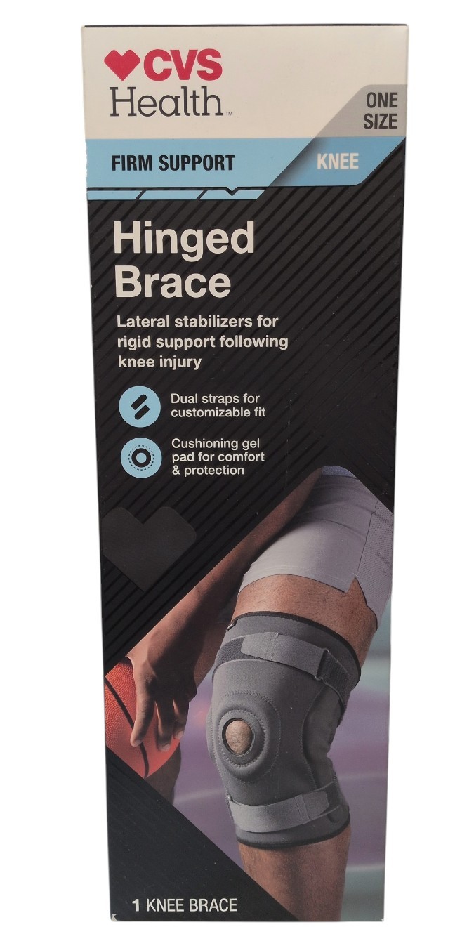 CVS Health Firm Support Hinged Knee Brace ONE SIZE