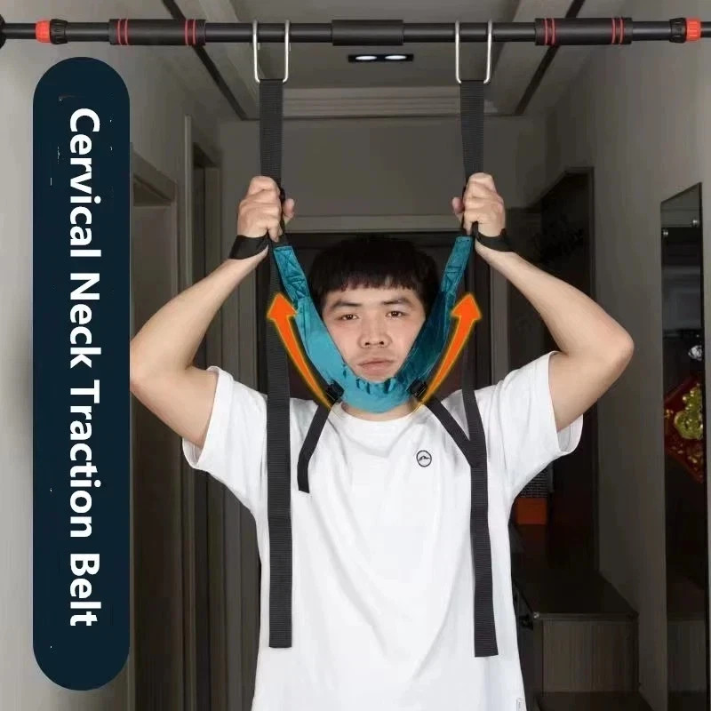 Hanging Neck Stretcher Cervical Traction Device Head Brace Support Pain Relief