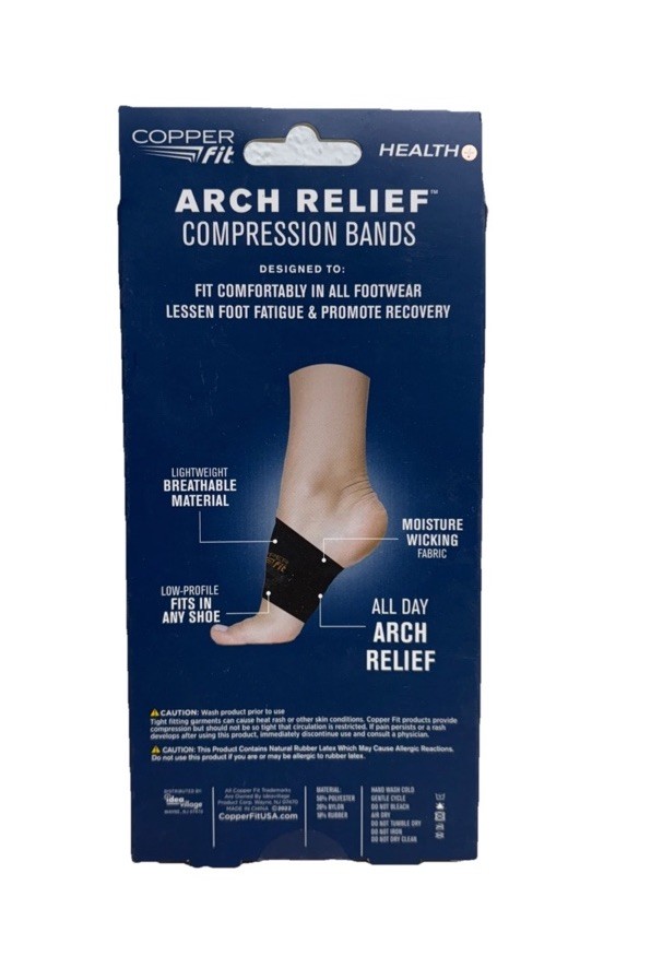 Copper Fit Health + Arch Relief Compression Bands
