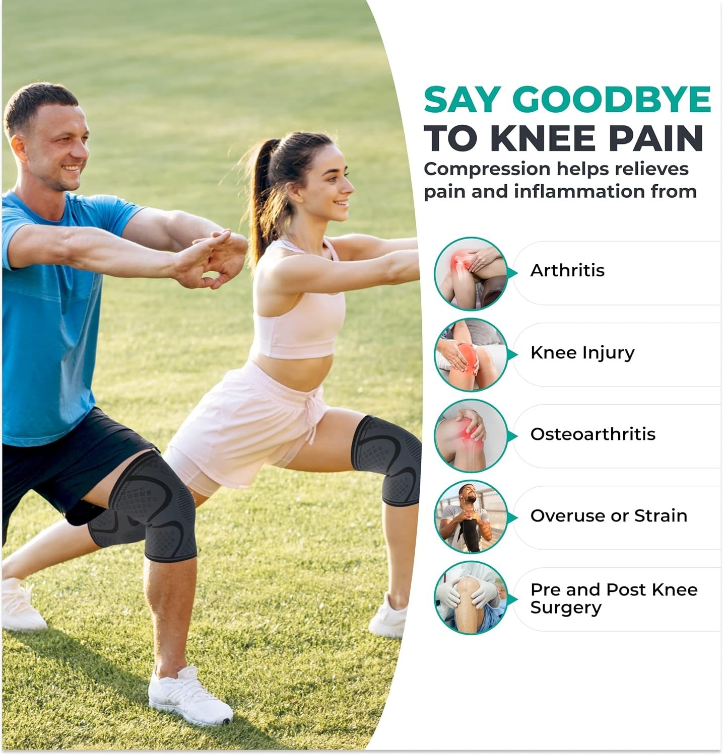 Knee Brace Set for All Ages – ACL, Meniscus, and Post-Surgery Support