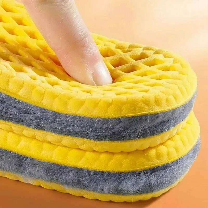 35-46 Thicken Thermal Shoes Pads for Women Men Winter Warm Plush Insoles Self He