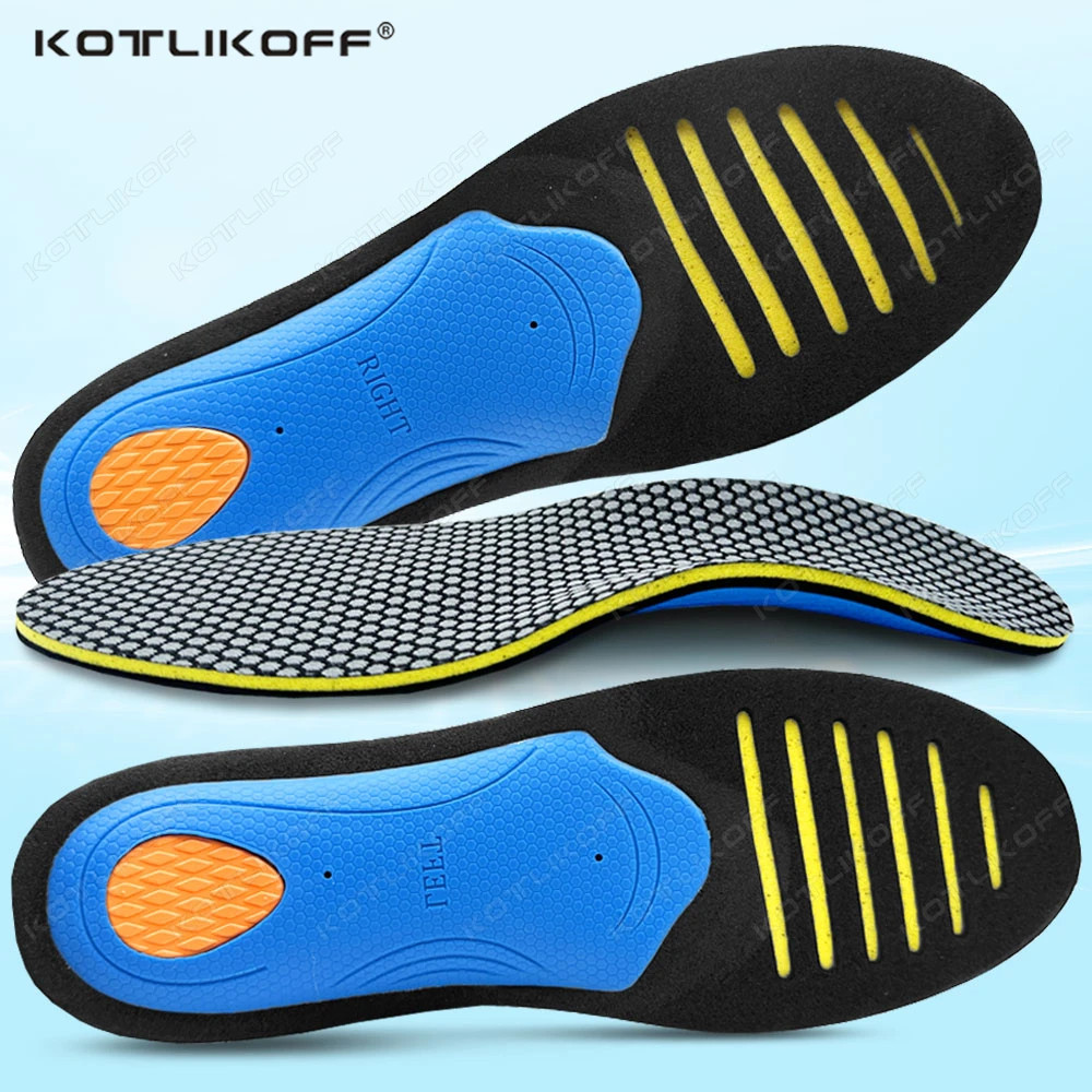 1/2 Pairs EVA Orthopedic Insoles Men Women Flat Foot Support Arch Pad Plantar Fa