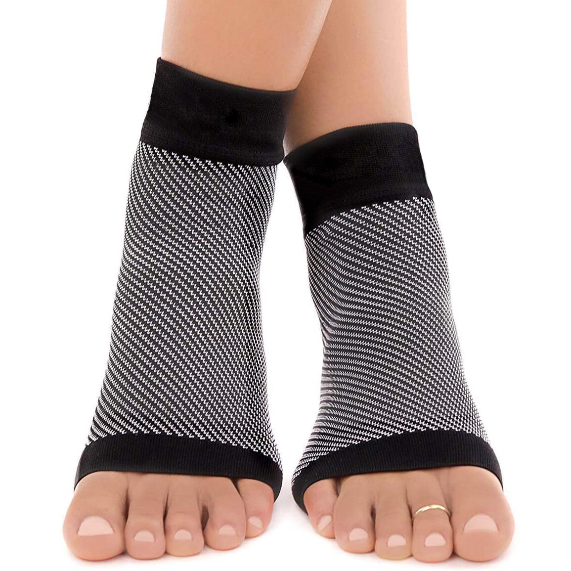 Compression Socks Circulation-Ankle Plantar Fasciitis Socks for Running Hiking