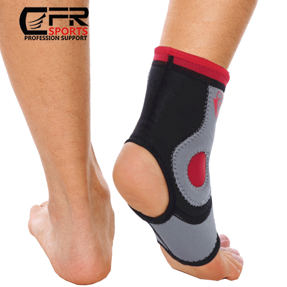 Ankle Foot Compression Wrap Sleeve Bandage Brace Support Sport Pain Protection @