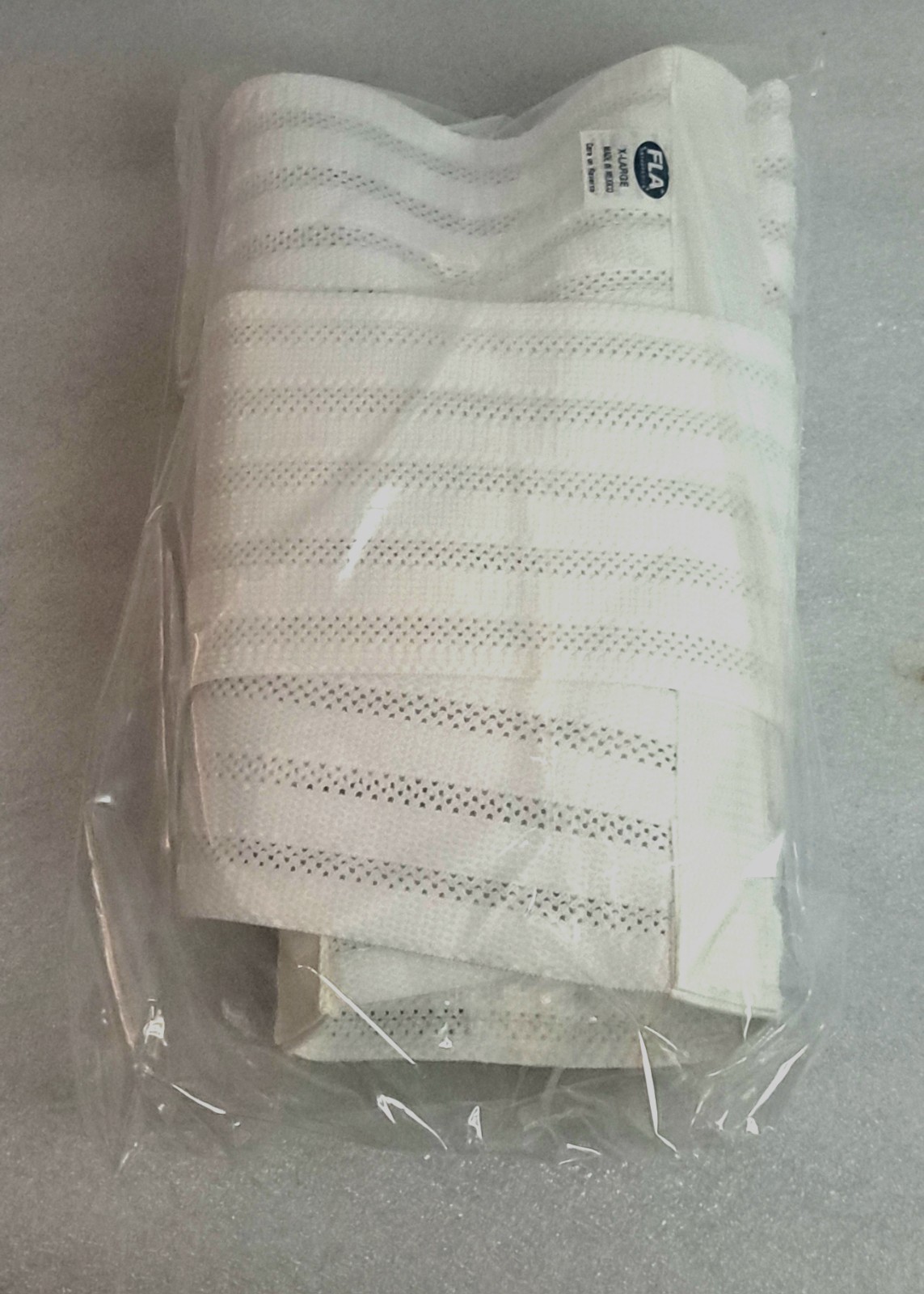 FLA Orthopedics Lumbar Sacral Back Support with Abdominal Belt White New