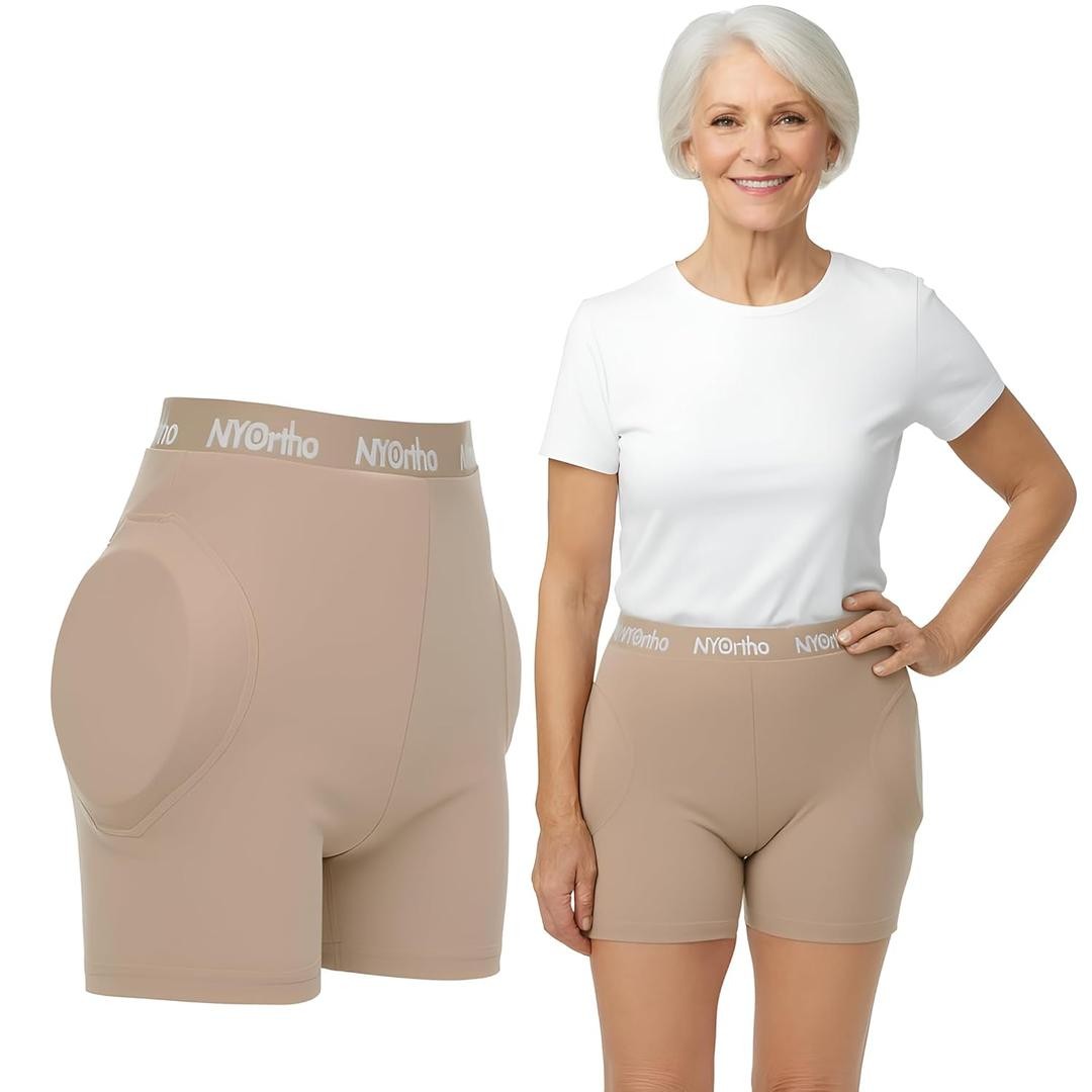NYOrtho Hip Protector Unisex Low Profile Fall Absorption Shorts Padded Hip Pa…