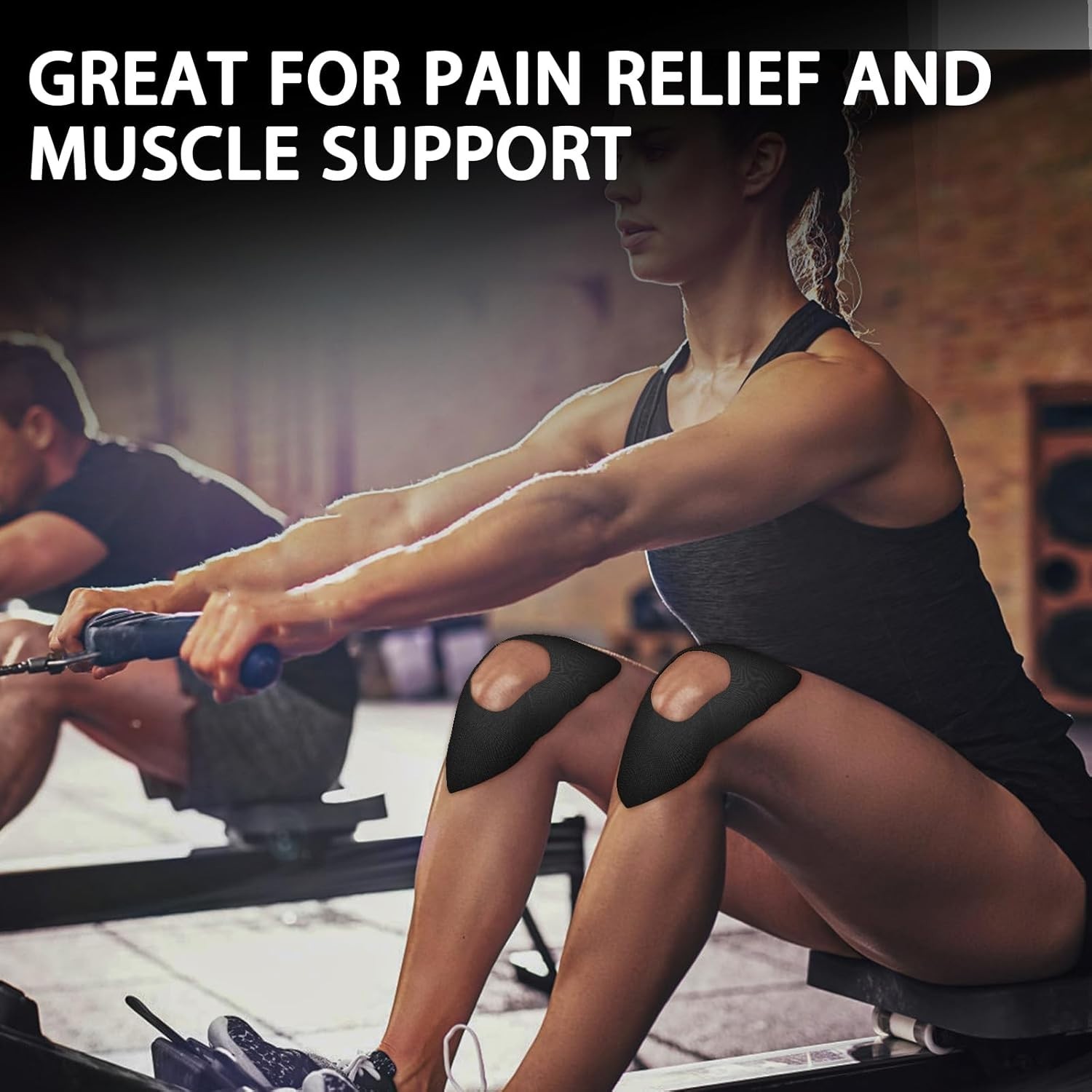 Precut Kinesiology Knee Tape 10 Pack Pain Relief Support Sports Therapy Tape