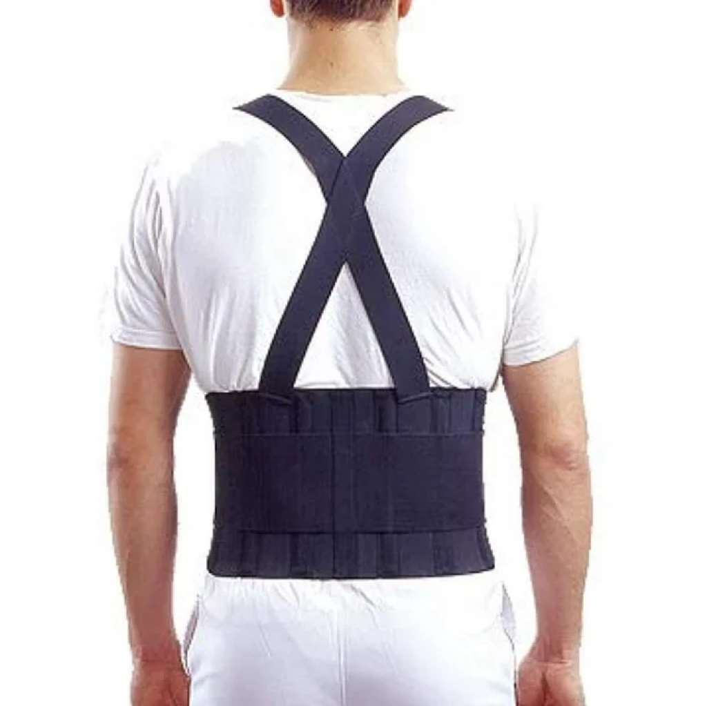 Therapist’s Choice Industrial Double Pull Back Support with Shoulder Straps (Lar