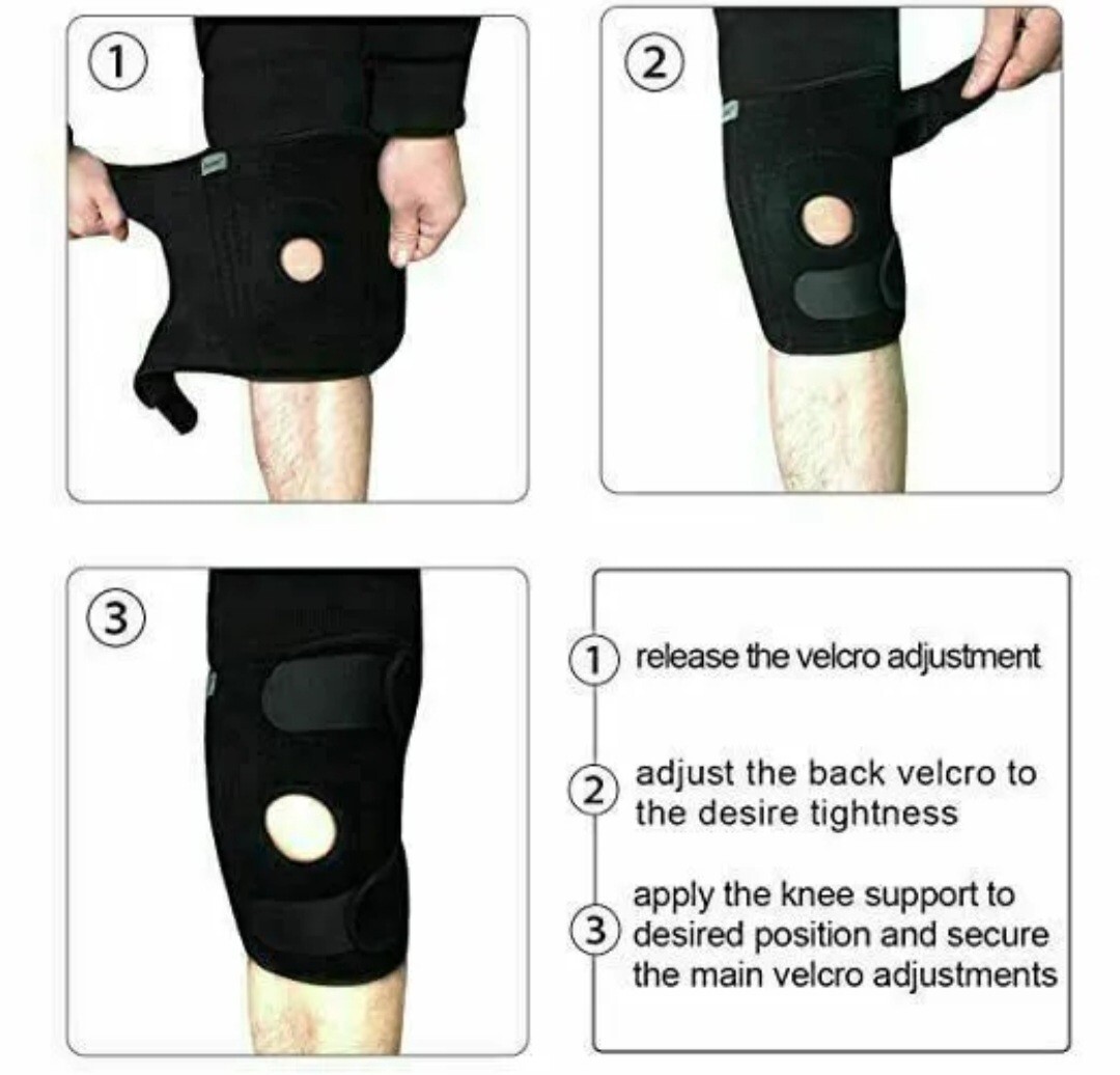 BenKen A pair Knee Brace Stabilizer Wrap Guard Patella F Running Mountaineering