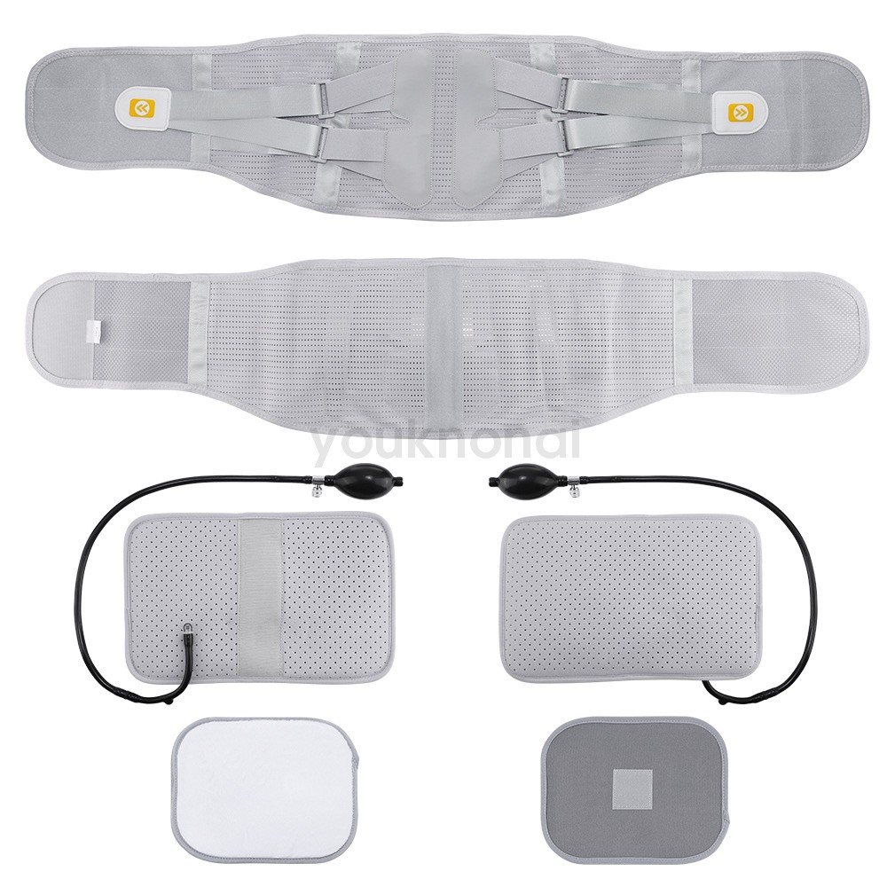 Medical-Grade Lumbar Support Belt for Back Pain Relief with Steel Plates、M-XXL