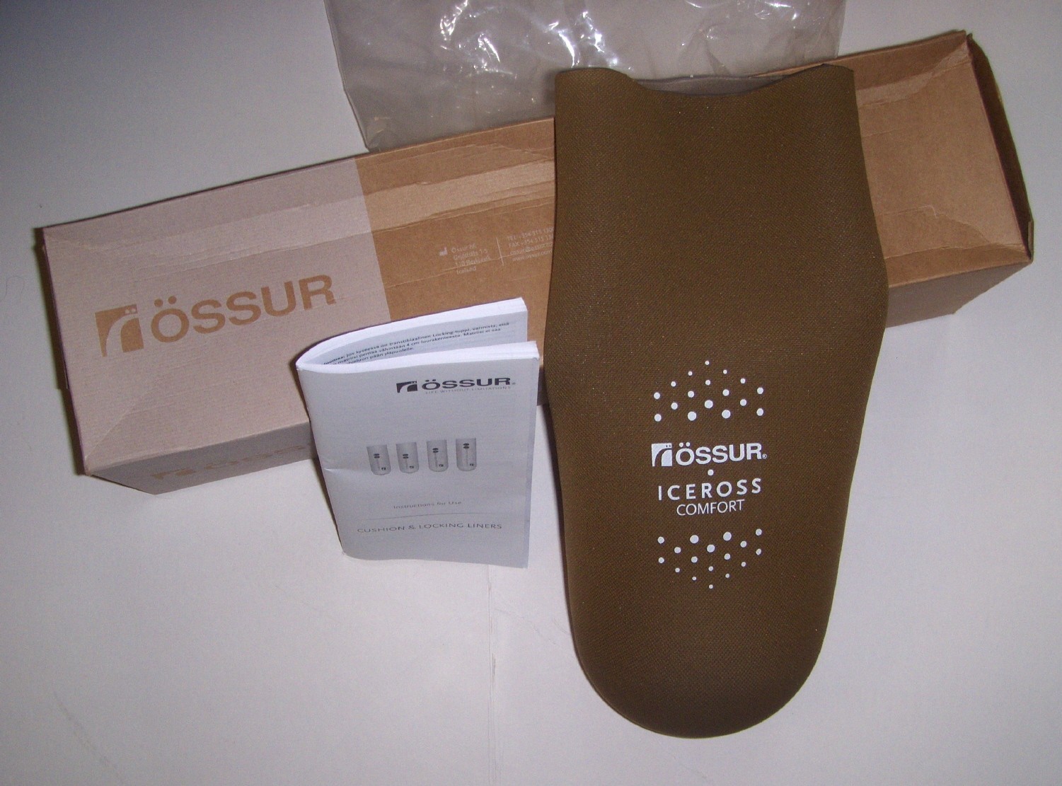 NEW Ossur Iceross Comfort Cushion Prosthetic Liner I-CL5332 3MM 32