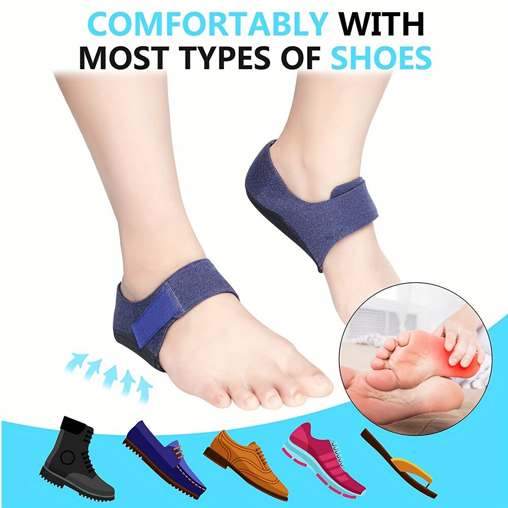 Heel Cups Heel Support Spur Protector Pad Foot Pain Relief Cushion for Men Women