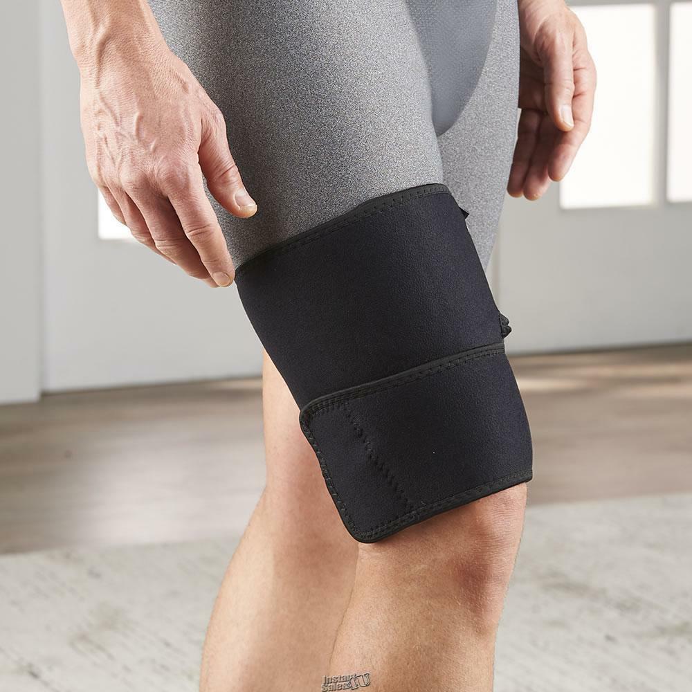 Hammacher Bell-Horn Hamstring Pain Relieving Leg Knee Thigh Quad Wrap