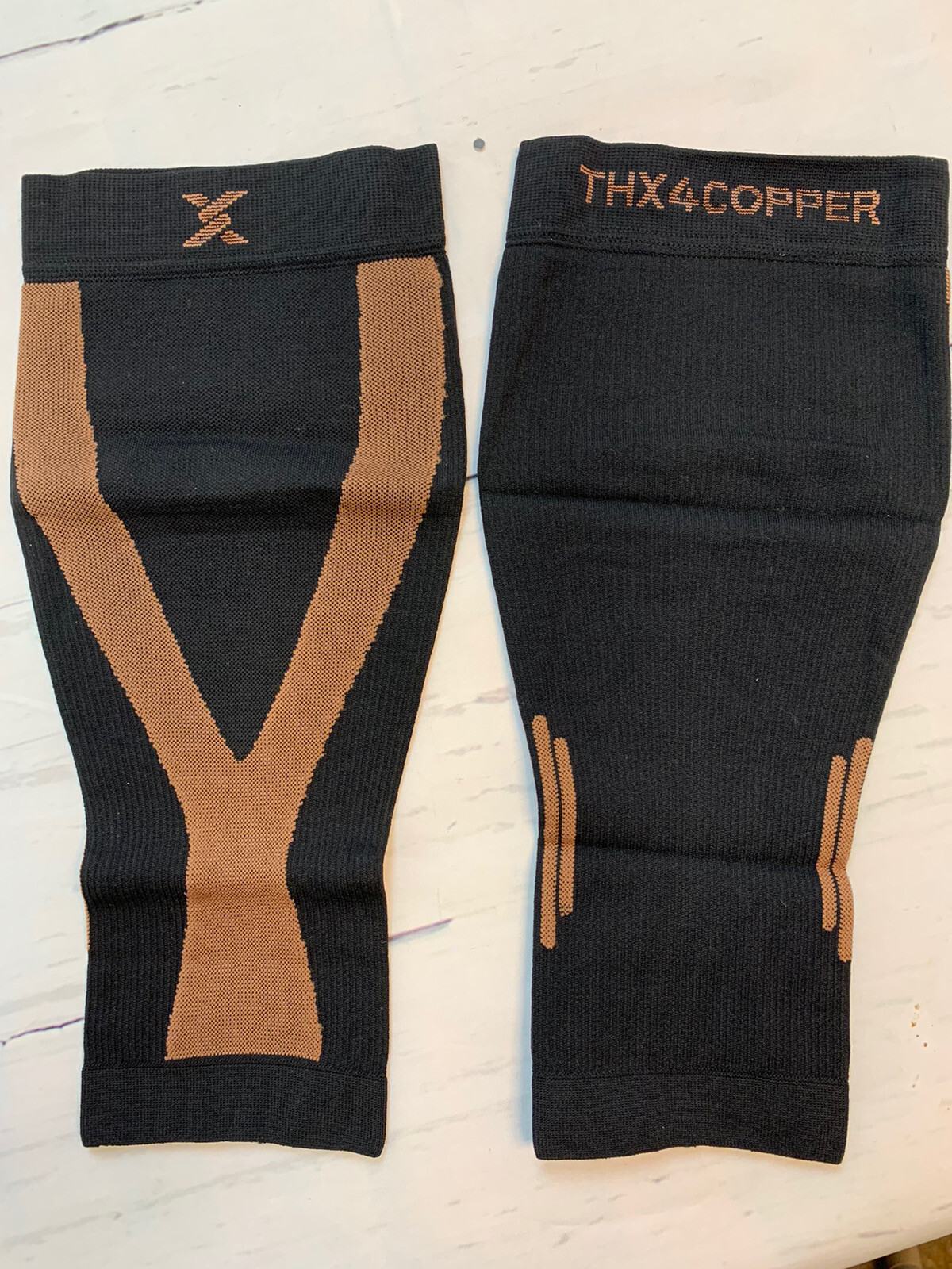 Thx4Copper Compression Calf Sleeve Black/copper Unisex NEW