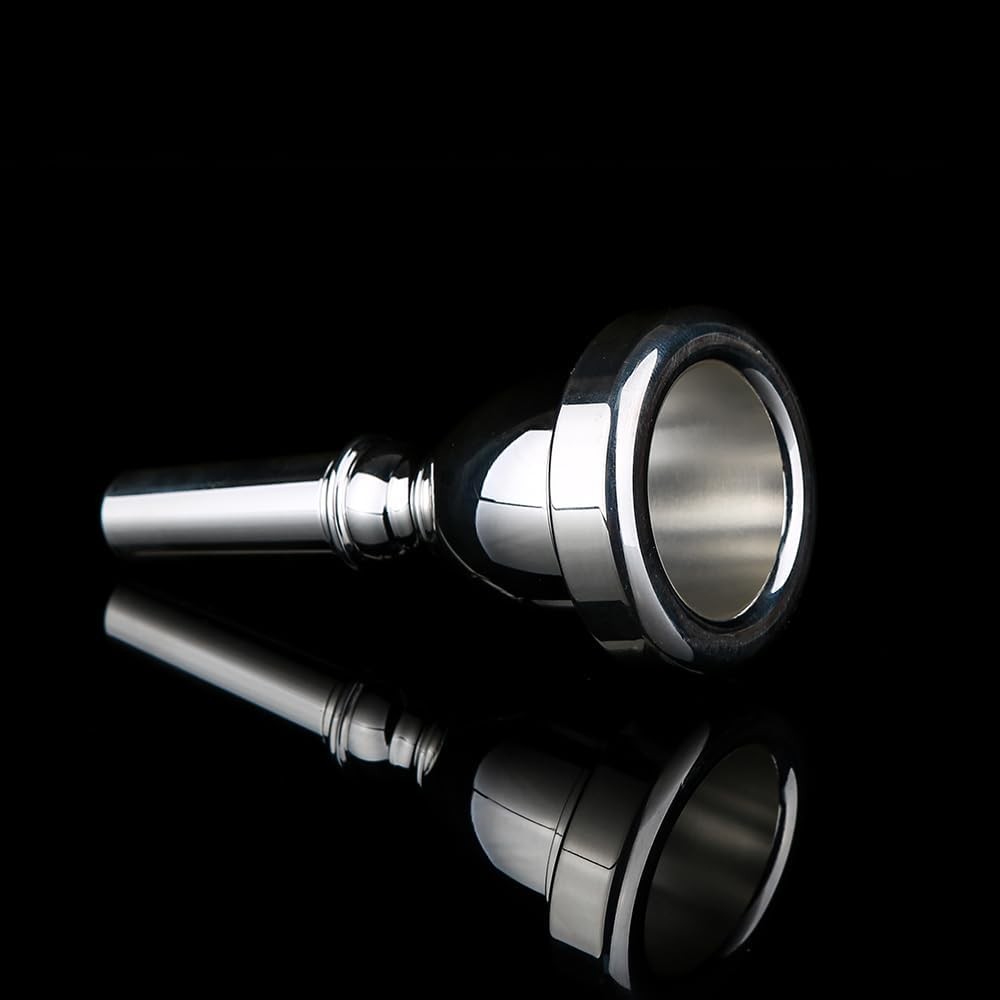 Standard Tuba Mouthpiece Silver Plated Fits Size 22
