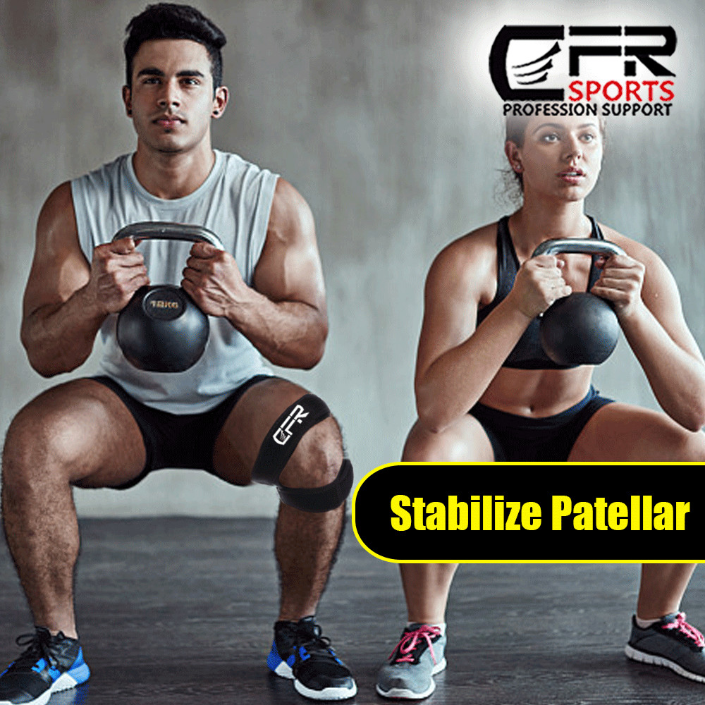 Knee Support Patella Stabilizer Strap Band Tendon Brace Pain Sports Gym Joint HG