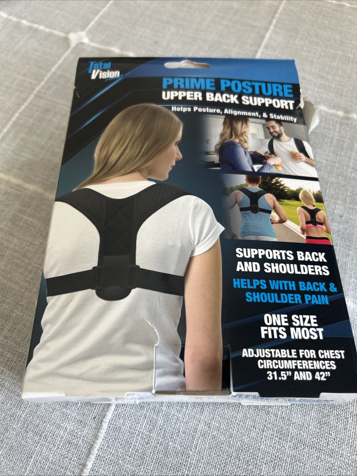 Unisex/ Prime PostureUpper BackSupportHelps Posture, Alignment, & Stability