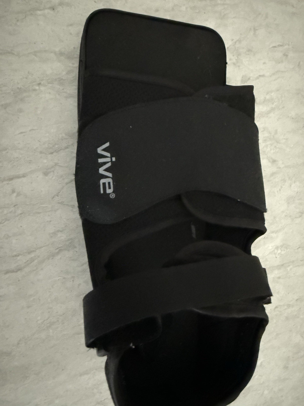 Vive Adjustable Post-Op Shoe Boot, Black Size Men’s 10
