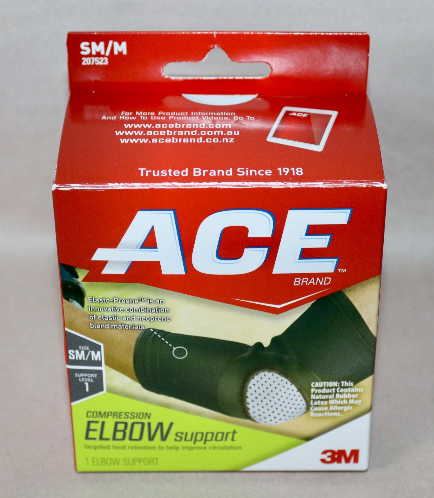 ACE™️ ~ Elbow Support Compression ~ Level 1 Support ~Elasto-Preene™️ ~ S/M NEW