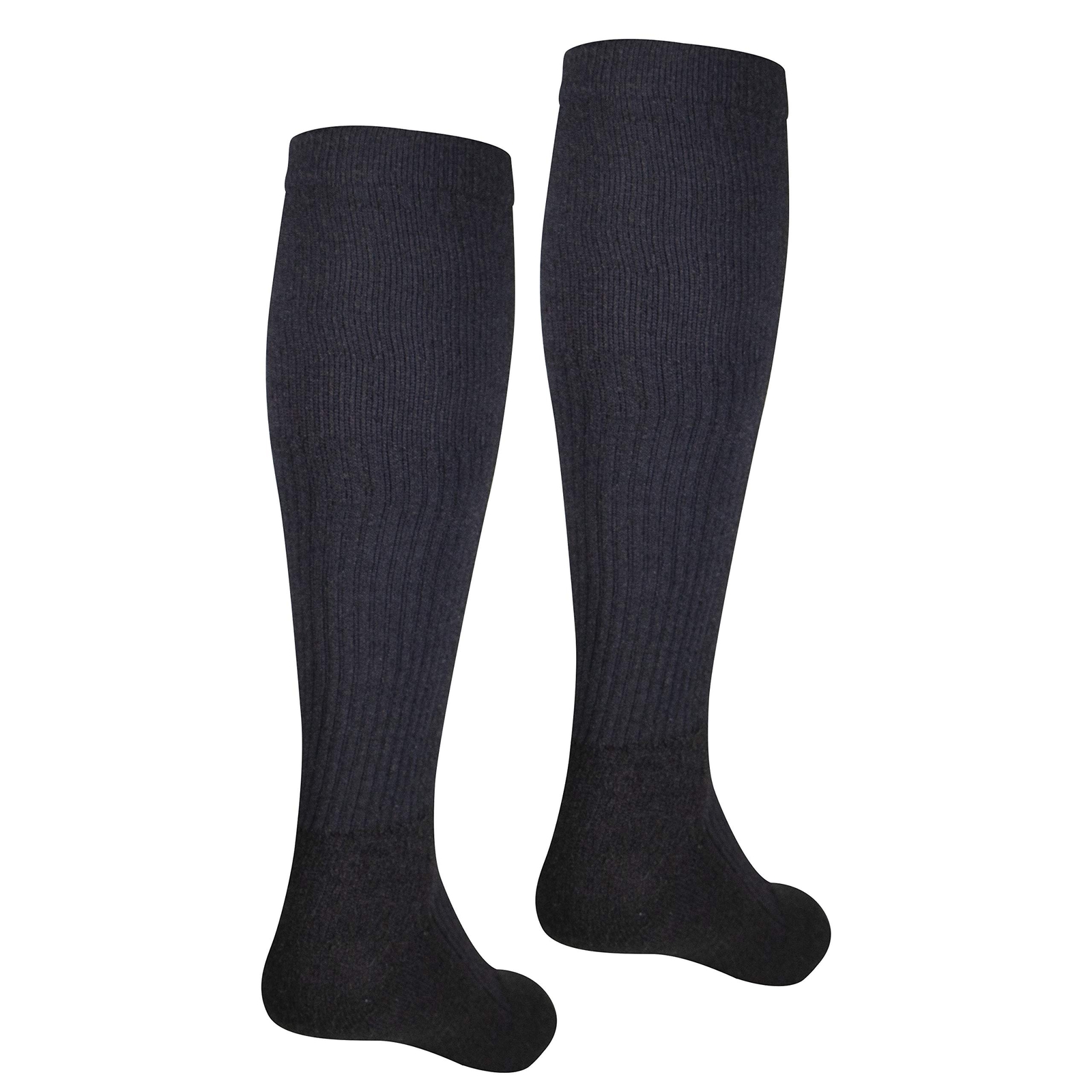 Compression Socks 15-20 mmHg Support for Men Padded Cushion Foot Knee High Cl…