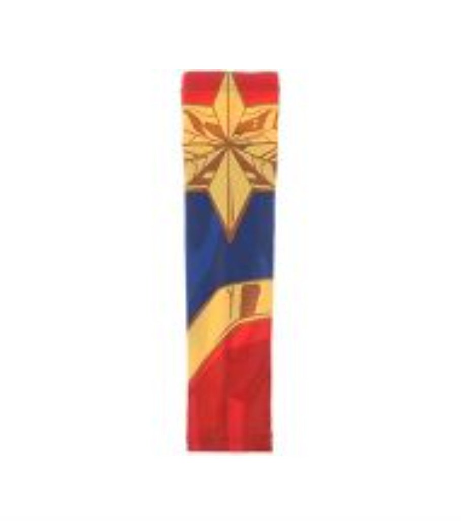Avengers Captain Marvel Youth Support Sleeve 2PK SM/MD Compress Costume Microban