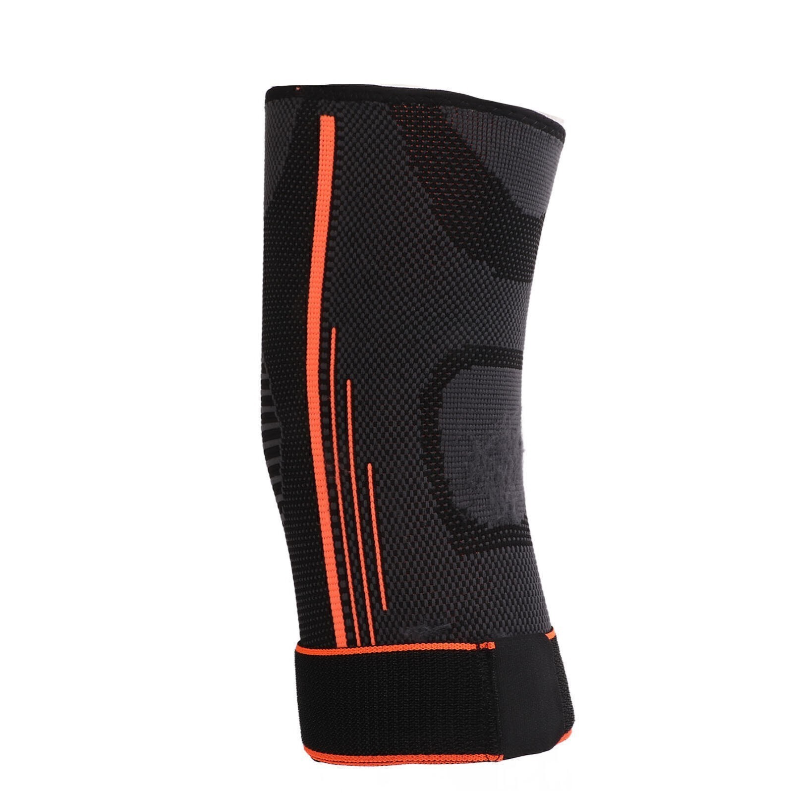 Sports Elbow Guards Nylon Knit Soft Elbow Compression Sleeve with Strap for Bask