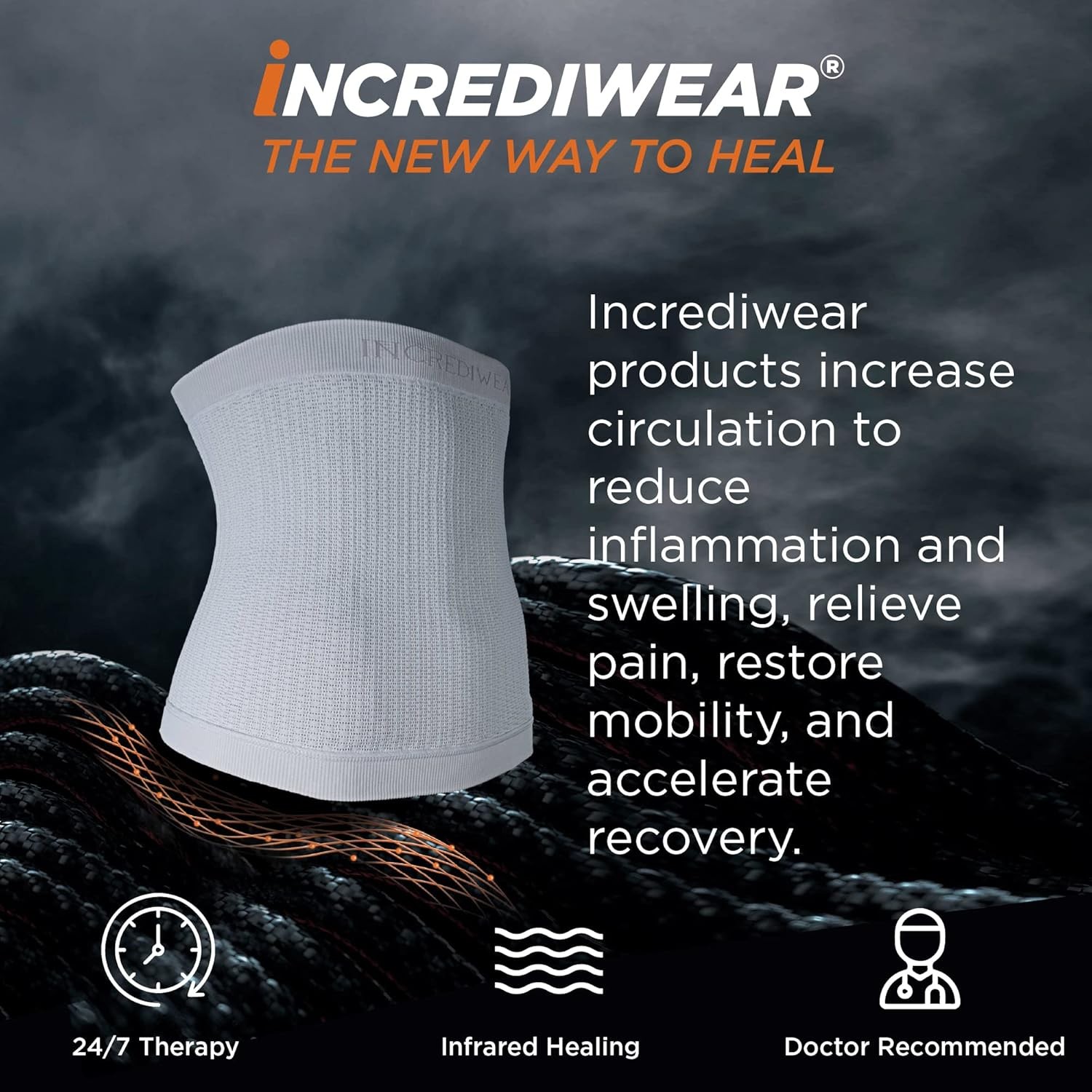 Back Support Sleeve for Lower Back Pain Relief and Lumbar Support, Helps