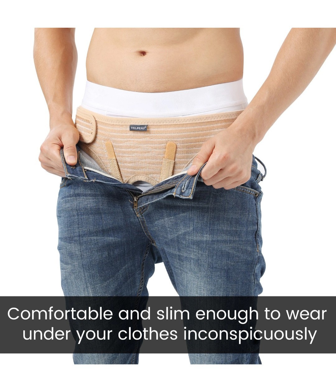 Velpeau Inguinal Hernia Support Belt Double Groin Hernia Pain Relief Truss Brace