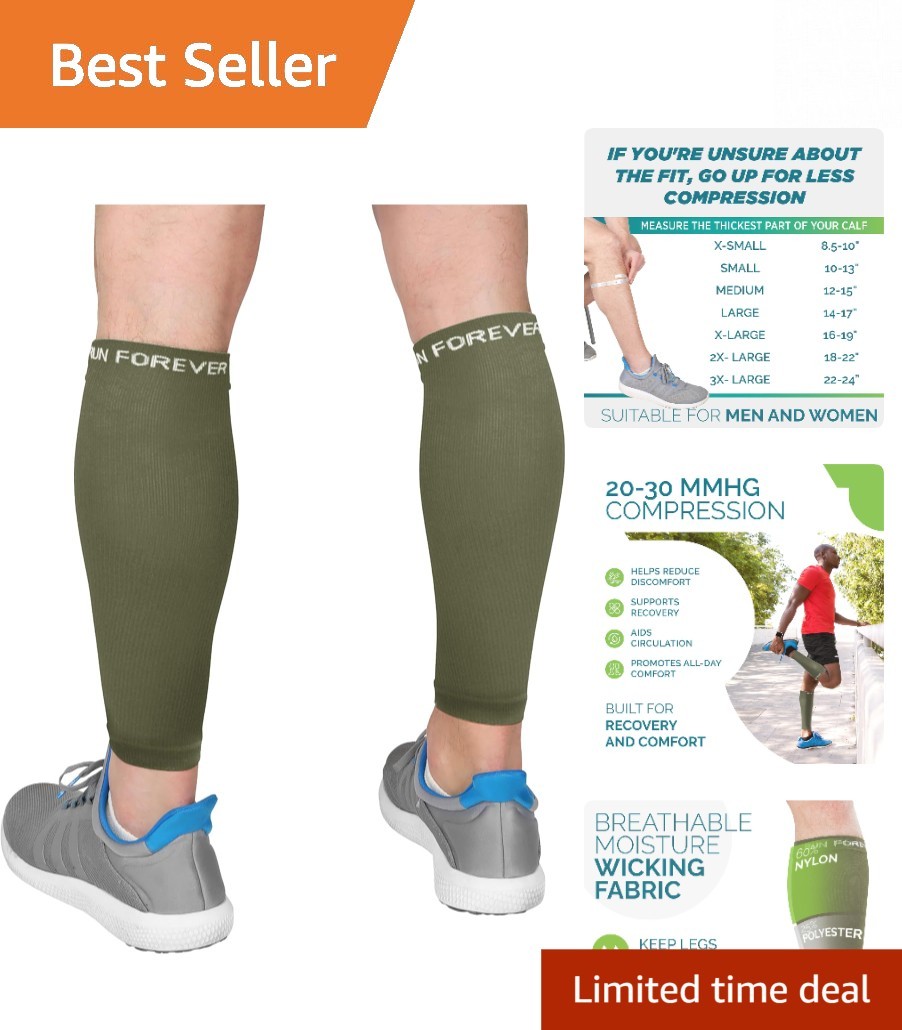Professional Calf Compression Sleeves – Durable Support for Runners and Athletes