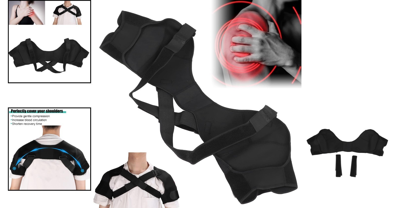 Elastic Shoulder Support Strap for Enhanced Recovery During Outdoor Activities