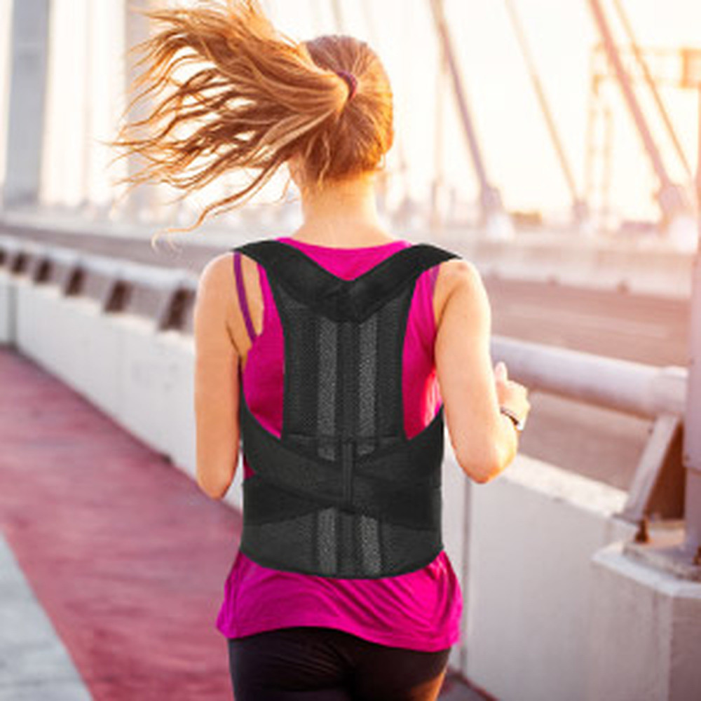 Hot Medical Scoliosis Posture Corrector Spine Back Support Shoulder Brace Belt