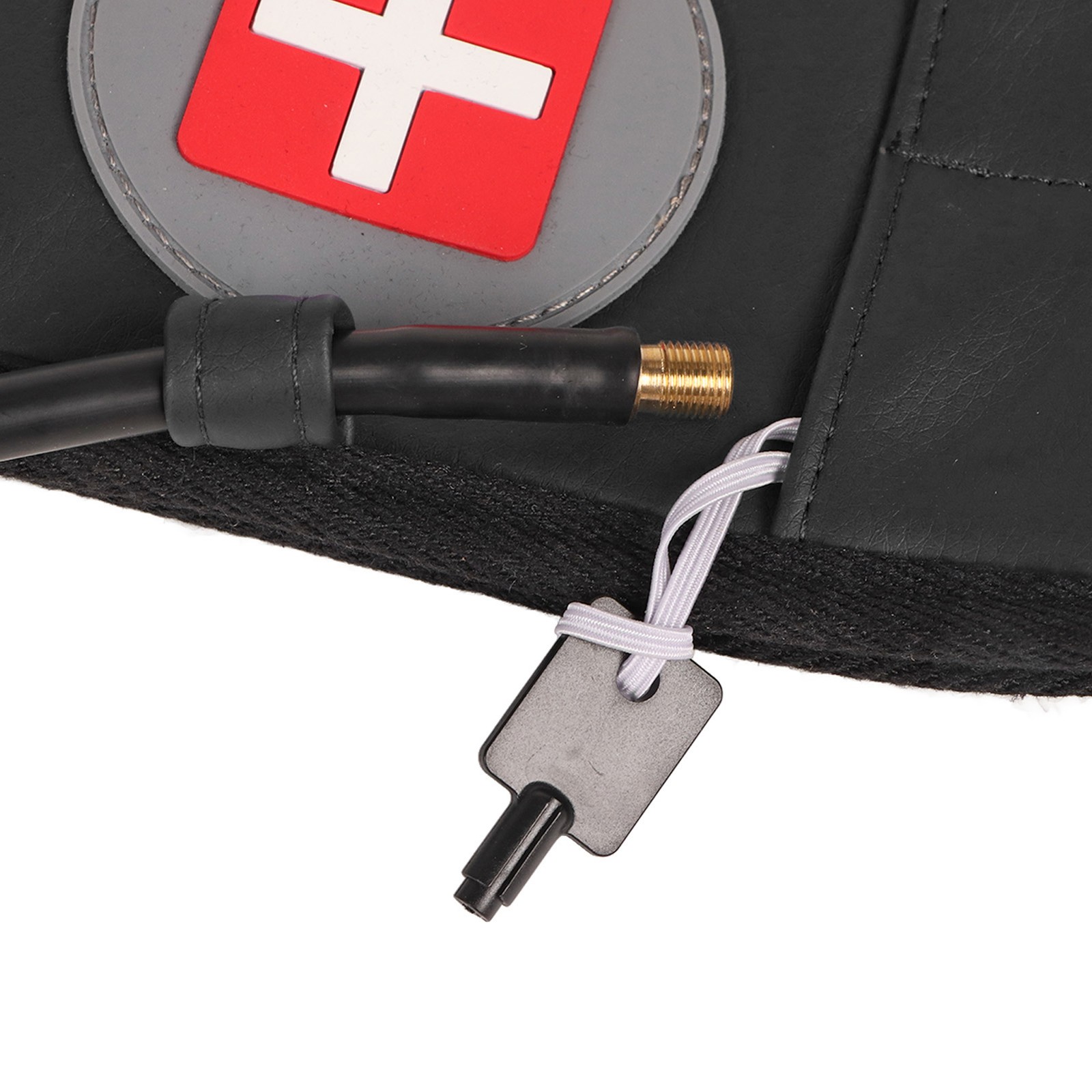Black Lumbar Traction Belt Inflatable Improve Pain Back Decompression Belt WT