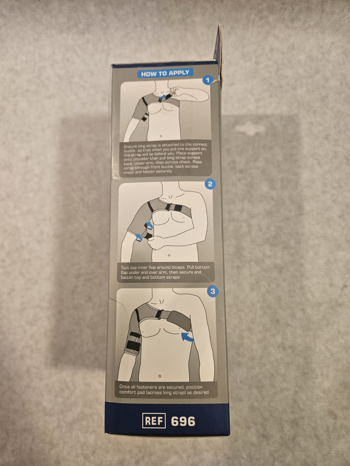 NEO G EASY-FIT SHOULDER SUPPORT Universal Size Sprains Rotator Cuff Injuries