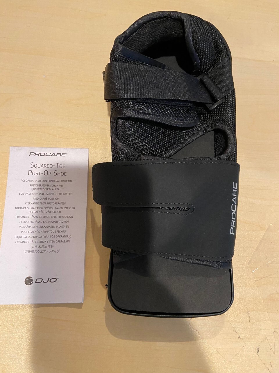 ProCare Squared Toe Post-Op Shoe Size: Small ( Wear on the left or right )