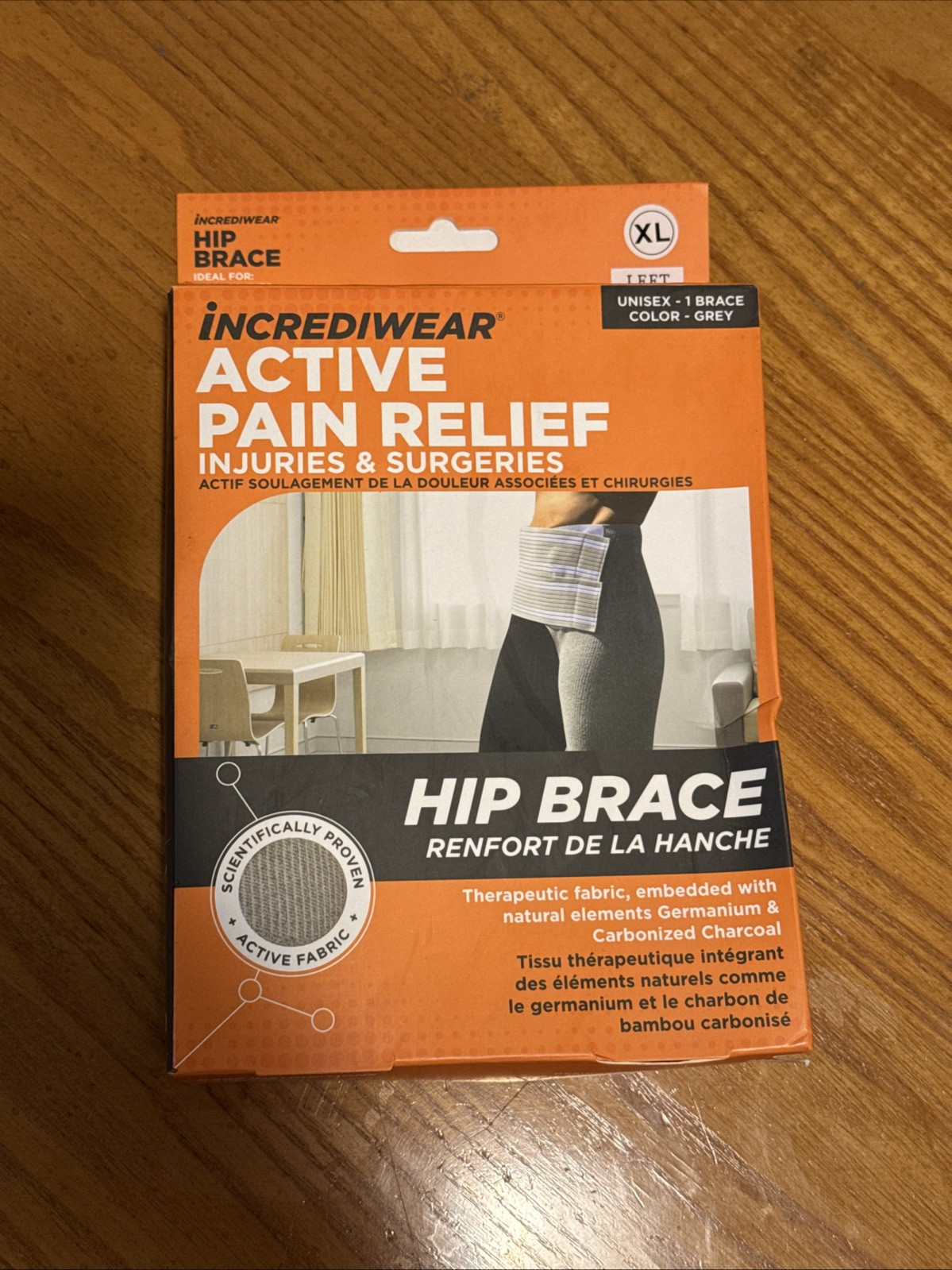 Incrediwear Hip Support Brace Left Size XL (Open Box)