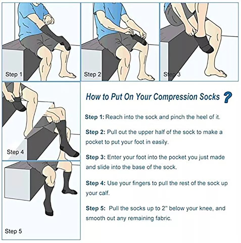 3/6 Pack Copper Compression Socks – Compression Socks Women & Men Circulation