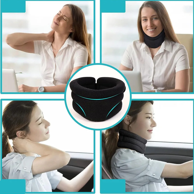 Neck Support Cervical Brace Adjustable Cervical Collar Soft Durable Foam