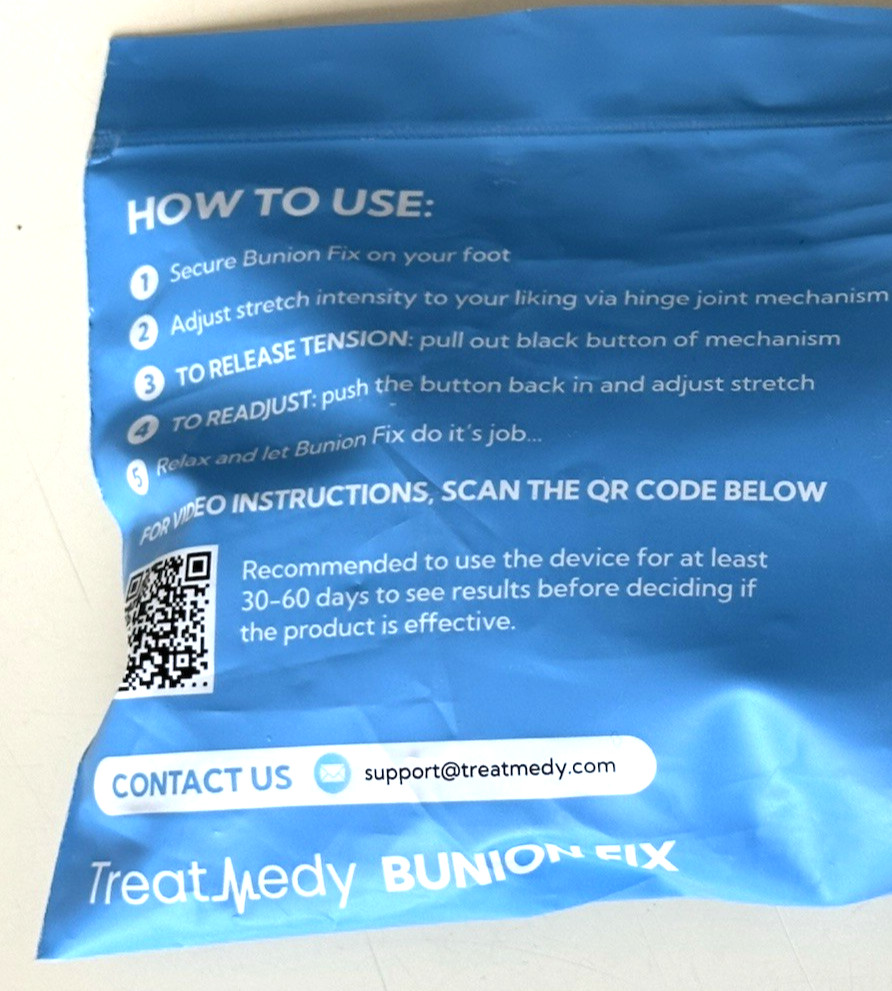 Treat Medy Bunion Fix Natural At Home Bunion Relief NEW IN PACK